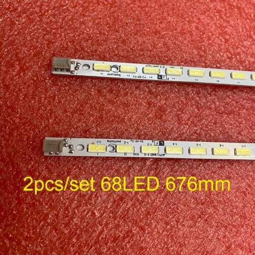 2pcs/set LED strip For SONY KLV-60EX640 KDL-60R550A KDL-60R555A Sharp LE60A5000 LC-60LE640U LC-60C6400U LC-60LE751 LE60A5000