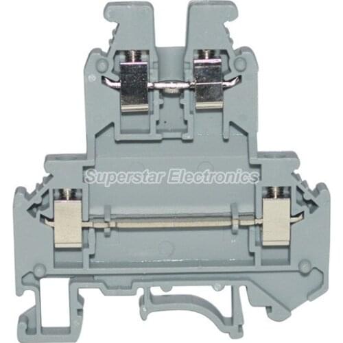 20pcs/lot UKK3 Combined double terminals 2.5mm2 terminal guide