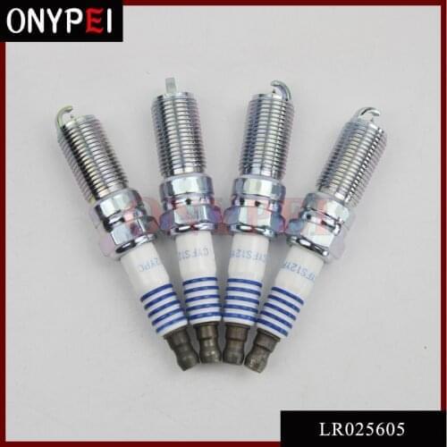 4-6x Spark Plug LR025605 ILTR6G8G For Land Rover Discovery Sport LR2 Range Rover Evoque 2.0 CYF-S12-YPC CYFS12YP