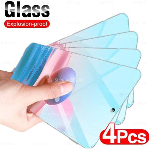 4Pcs Tempered Glass on For xiaomi redmi note 10 9 pro max 9s note10 note9 10pro 9pro note9s note10pro 10s Screen Protector glass
