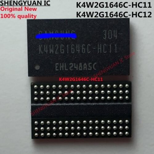 5pcs/lot K4W2G1646C-HC11 K4W2G1646C-HC12 K4W2G1646C K4W2G1646 BGA 100% new imported original 100% quality