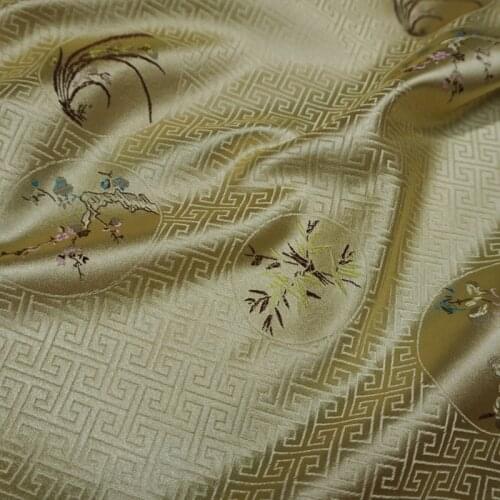 75cmx 100cm Metallic Jacquard Brocade Fabric, ripstop pattern 3D jacquard yarn dyed fabric for Womens Coat Dress Skirt