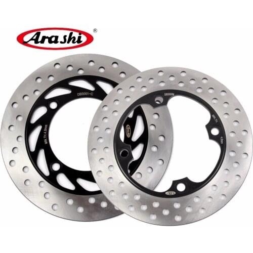 Arashi 1 Set For HONDA FORZA 250 2000-2004 CNC Front Rear Brake Disc Motorcycle Brake Rotors FORZA 250 2000 2001 2002 2003 2004