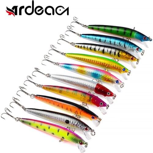Ardea Hard Lure Slim Minnow 95mm 8.5g Long Casting Deep Diving Lure Artificial Plastic Bait Swimbait Jigging Sinking Wobblers