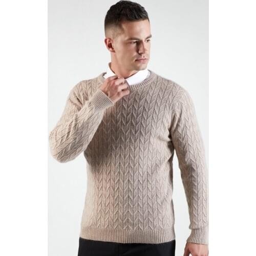 BARESKIY Men's Knitted Pullovers