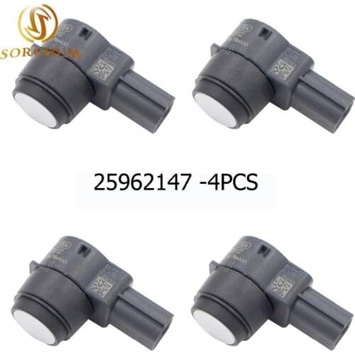 4PCS PDC Reverse Backup Parking Sensor 25962147 25961317 21995586 25961321 For Lucerne DTS Escalade Avalanche Suburban Tahoe