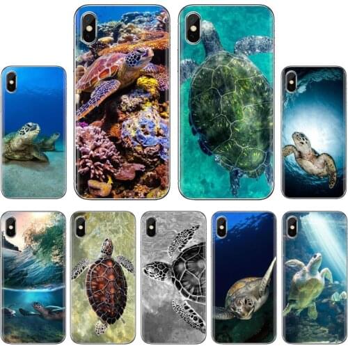 For Xiaomi mi Redmi Note 3 4 4X 5 6 7 8 8t 9 9s 9t 10 pro lite Sea Turtle Reptile Mania Poster Soft Shell Cover
