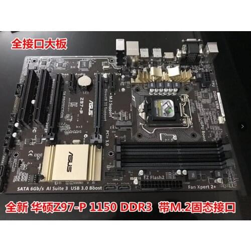 ASUS Z97-P original motherboard DDR3 LGA 1150 USB2.0 USB3.0 for I3 I5 I7 32GB HDMI DVI VGA Z97 Desktop motherborad Free shipping