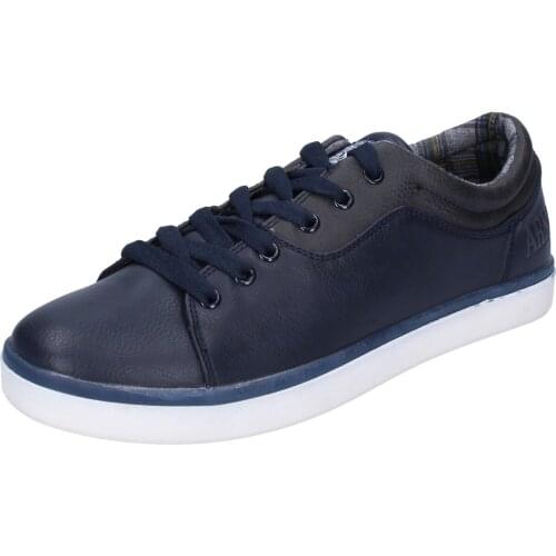Armed sea Sneakers men synthetic leather Blue