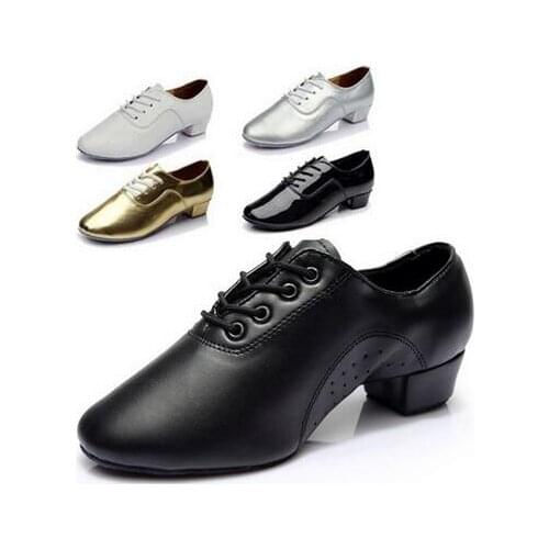 Brand New Modern Mens Ballroom Latin Tango Dance Shoes Man Salsa Heeled