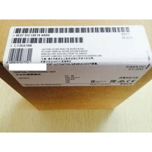 Original In New box 6ES7 312-1AE14-0AB0