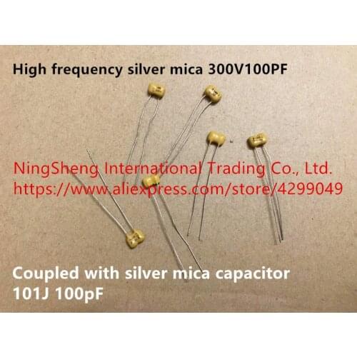 Original new 100% high frequency silver mica 300V100PF 101J 100pF coupled with silver mica capacitor (Inductor)