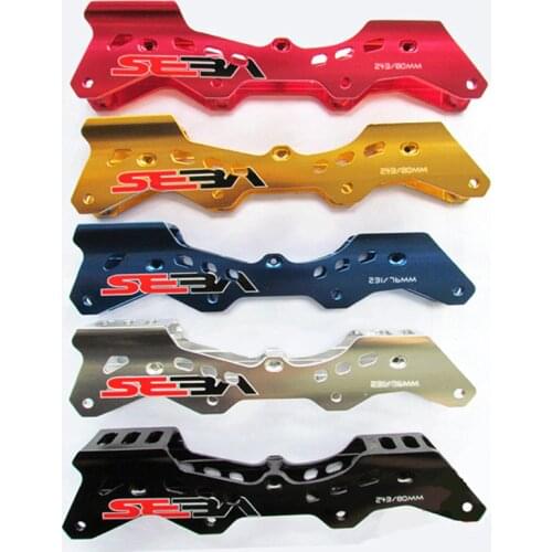 SEBA Plane Inline Skate Frame, 231mm 243mm, For FSK Slalom Braking Slide Skating Base, for SEBA HV IGOR KSJ PowerSlide RB Boot