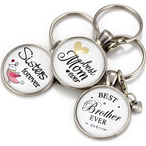 Evil Eye Hand-held Key Chain Parent-child Family Member To Keychain Best Mom Sister Brother EY6141