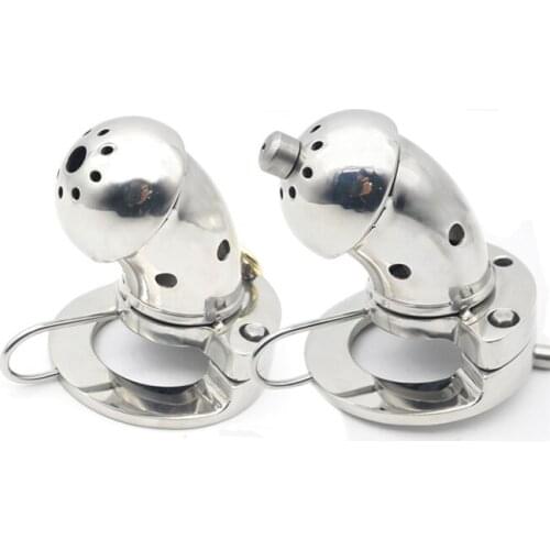 Penis Captivity The Latest Design 316 Stainless Steel Male Chastity Device Cock Cage with Stealth Lock Ring Sex Toy A293