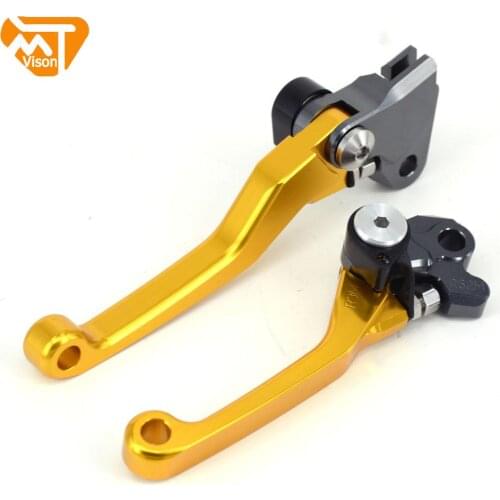 Motorcycle Pivot Foldable Clutch Brake Lever For Suzuki RMZ250 RMZ 250 2005-2006