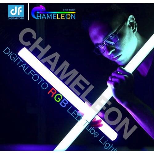 DF chameleon RGB LED tube Light Colourful Special effects film Photography Hold Lamp for Video youtube live stream
