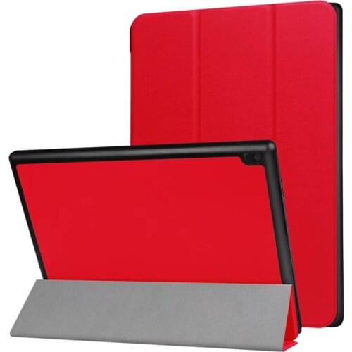 Ultra Slim Tri-Fold PU Leather Case Stand Cover for Lenovo TAB 4 10 TB-X304F TB-X304N TB-X304 TB-X304L Tablet + Screen Protector