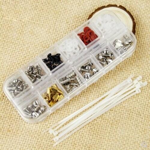 1 box Computer screwdriver case screw hard disk power supply board hard disk screw Mini screw suit