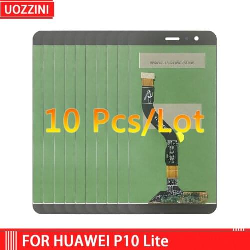 10Pcs AAA Quality LCD For HUAWEI P10 Lite Lcd Display Screen For HUAWEI P10 Lite WAS-LX1 WAS-LX1A WAS-LX2 WAS-LX3e