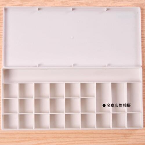 25 Lattice Pigment Palette Gouache Watercolor Acrylic Pigment Block Box