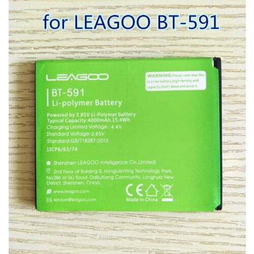 AZK 10PCS/LOT New 3.85V 4000mAh kiicaa power BT-591 Battery for 5.0inch leagoo kiicaa power Smart Phone battery