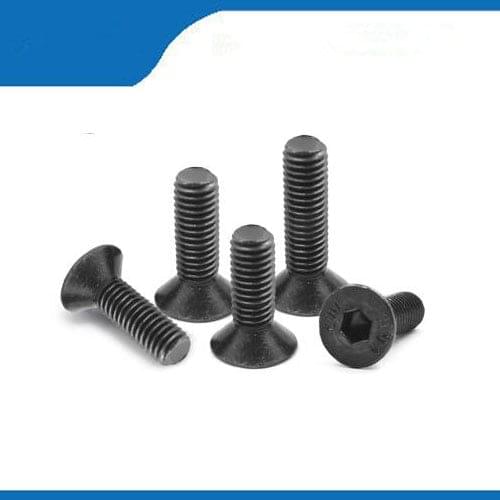 Free shipping 50pcs M3*10 DIN7991 Thread Flat Head Hexagon Socket Screws Countersunk Bolts Hexagon Socket Screw Bolt Brand New