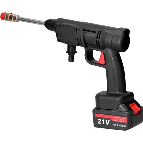 Cordless Car Washer Rechargble High Pressure Car Wash Tool Household Car Cleaner Portable Wireless Car Gun Pump with Foam Bottle