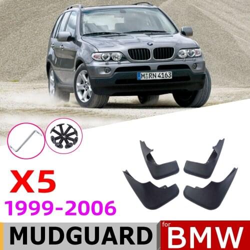 Mudguard For BMW X5 E70 1996~2006 Front Rear Fender Mud Flaps Guard Splash Flap Mudguards Car Accessories 2005