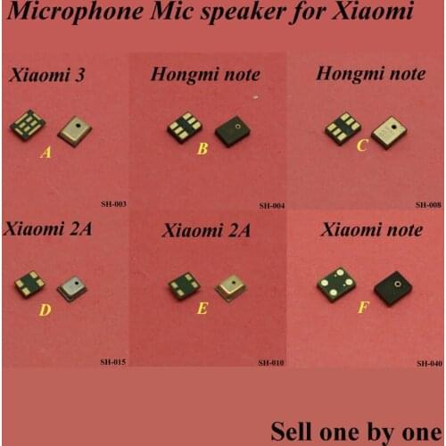 ChengHaoRan 6 Models For Xiaomi Mi2A Mi3 Mi note Redmi Hongmi Note Microphone Inner MIC Parts