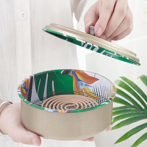 Mosquito Coil Holder Portable Mosquito Incense Burner for Home Outdoor Camp