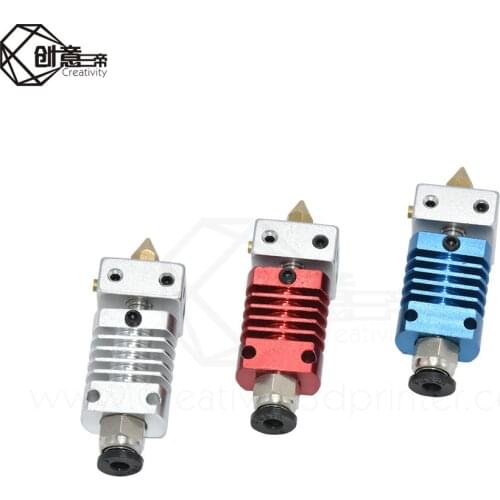 Creativity 3D Printer Parts Full Metal J-head Hotend MK8 Extruder Kit For CR-10 CR-10S 3D V6 Bowden Extruder 1.75/0.4MM Nozzle