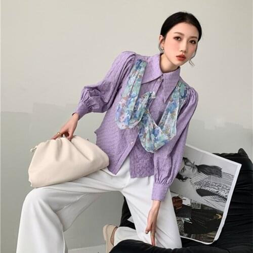 FALLINGSTAR Women's Shirts With Embroidery