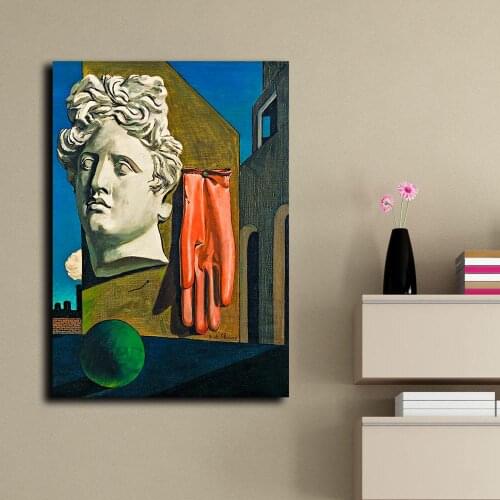 Giorgio de chirico the song of love Canvas Painting For Living Room Home Decoration Oil Painting On Canvas Wall Painting