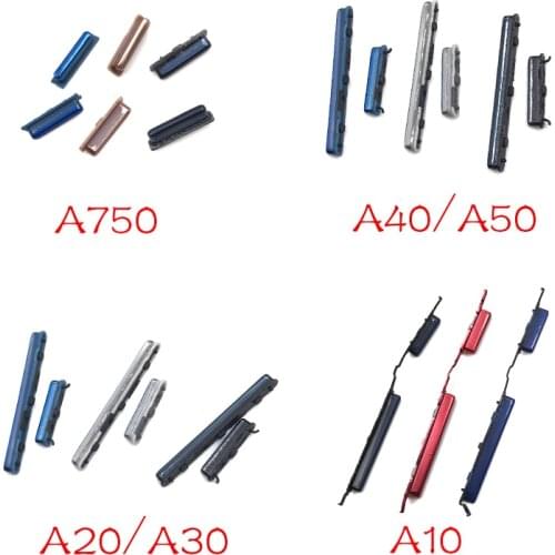 For Samsung A10 A105F A20 A205F A30 A305F A40 A405 A50 A750 New Power button +Volume Button Key Housing Button
