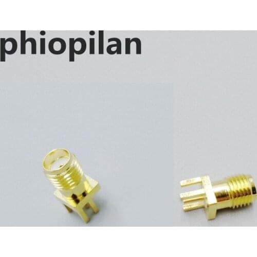 Sma KE Fmale Jack L=13.5mm SMA PCB Edge Mount RF Coax Coaxial Adapter Connector