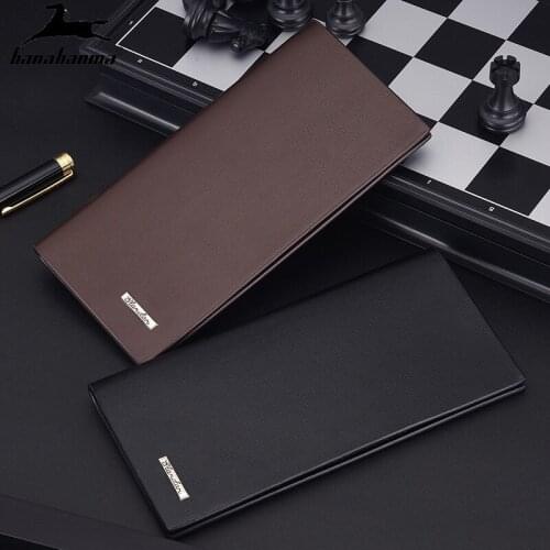 Wallet For Man Super Thin Casual Wallets Long Male Clutch Leather Purse Men Money Multi Card Holders Bag Mens Monedero Hombre