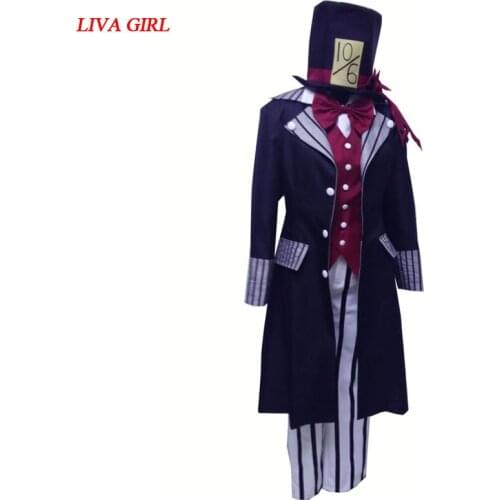 Black Butler Undertaker Cosplay Costume