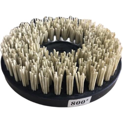 8 Inch 200MM Circular Round Diamond Polishing Brush For Stone Marble Granite Grinding Cleaning