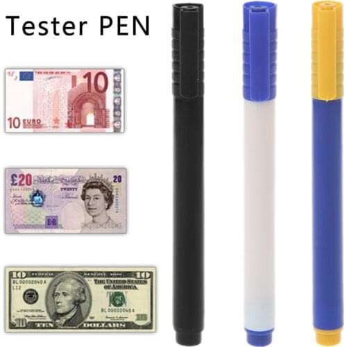 Money Marker Pen Checker Tester Detector Fake Bill Dollar Currency Drop shipping