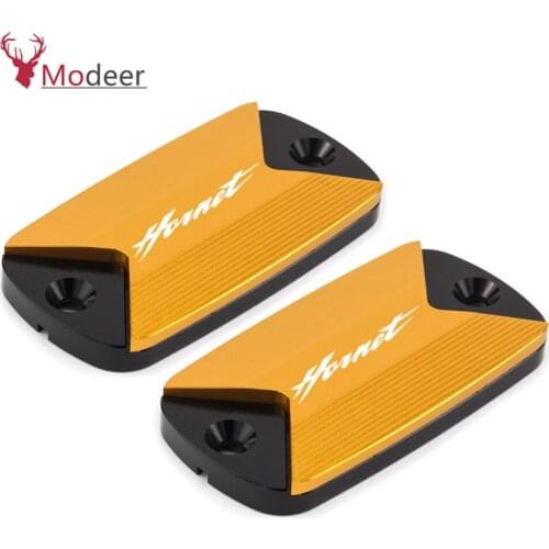 Motorcycle High Quality Brake Fluid Fuel Reservoir Tank Cap Cover For Honda Hornet 600 CB600F 1998-2014 Hornet 900 2002-2006