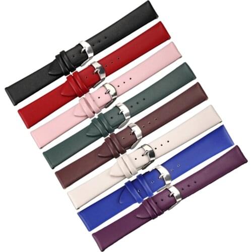 High Quality Watch Strap 8mm 10mm 12mm 14mm 16mm 18mm 20mm 22mm 24mm Men Leather Women Watchbands Genuine Band High Quality