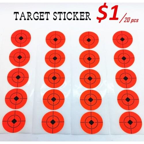 TARGET STICKER FOR SHOOTING PRACTICE 200pcs