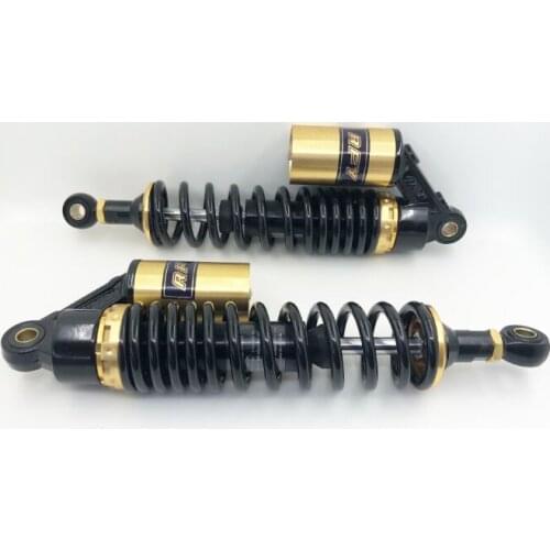 New Black + gold 340mm 8mm spring motorcycle rear shock absorbers FOR xjr400 cb400 99-11 vtec 92-98 sf Dirt ATV Gokart