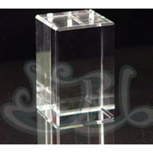 Wholesale 10pcs/50pcs/100pcs 40x40x60mm ,50x50x80mm,60x60x90mm Size Crystal Cuboid K9 Crystal Blank Block for 3d Laser Engraved