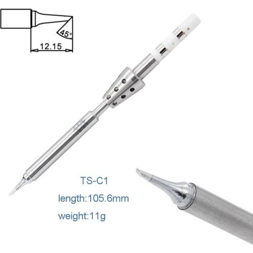 MINI Original TS100 TS-C1/TS-ILS Electric Soldering Iron Tip Quick Heat Internal Heating Core Adjustable Temperature Pen-Type