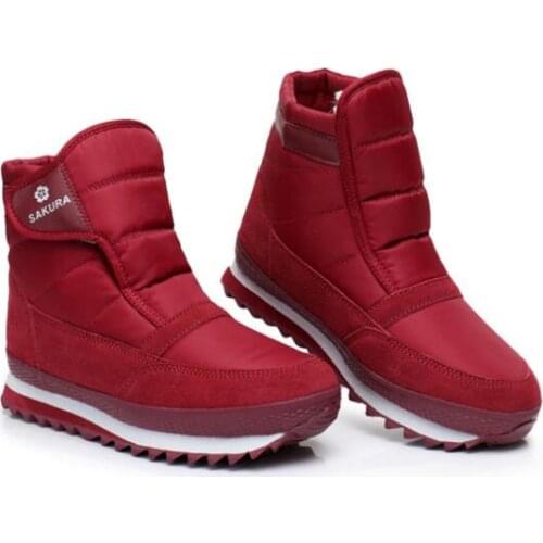 Hot Girls Fashion Winter Flush Waterproof space boots girl Thick velvet non-slip cotton shoes Anti-skid And Waterproof Boots