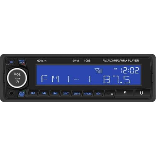 SU-1088 In-Dash Bluetooth Hands-free AUX/TF Card/USB/FM Radio Car MP3 Player forCentral control