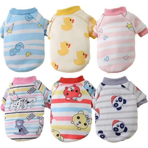 OIMG Dog Hoodies For Small Dogs Outfits Pet Dog Clothing Puppy Coat Jackets Cartoon Sweatshirt For Bichon Chihuahua Doggie
