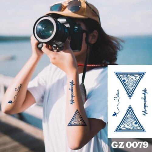 1PCS Waterproof Juice Temporary Tattoo Sticker Totem Large Arm For Men Women Body Art Sticker